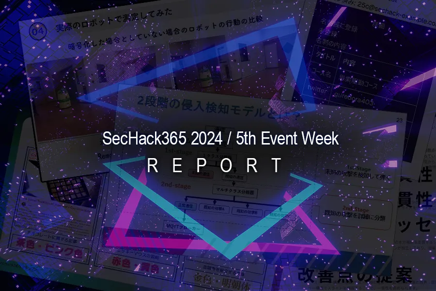 SecHack365 2024 / Report 5th Event Week